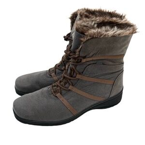 Ara Magaly Gore-Tex Waterproof Faux Fur Boots Womens Size US 10.5 UK 8